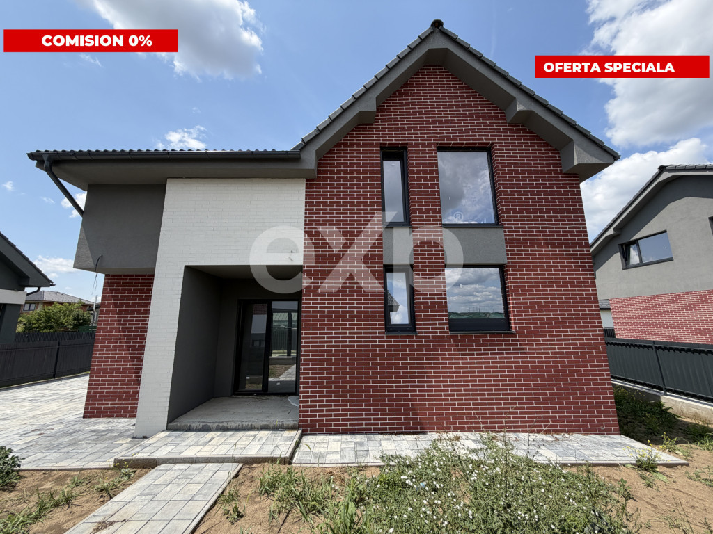 Casă nouă în Jucu, 142 mp utili, 3 dormitoare, 3 bai, 0 C