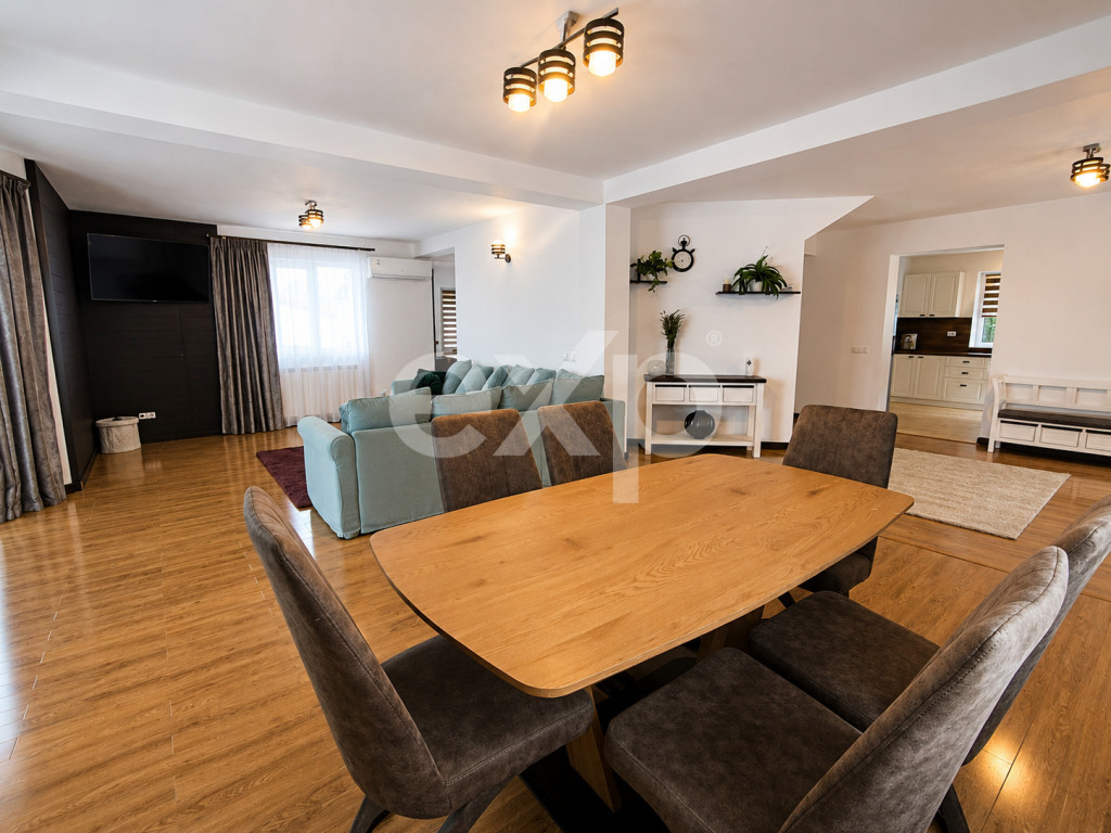 Casă 5 camere, Garaj dublu • Curte privată • Saună