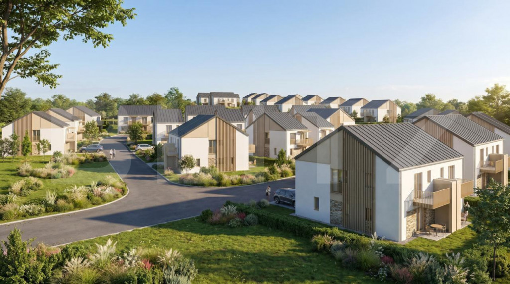 Duplex modern de vânzare, 106 mp utili, Încălzire în par