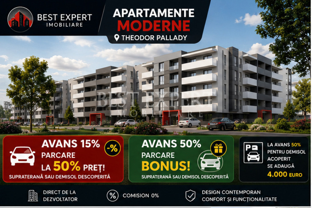 3 Camere | Ansamblu Nou | Încălzire în Pardoseală| Parca
