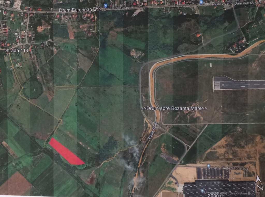 Teren extravilan, 11.040 mp, zona Tăuții-Măgherăuș