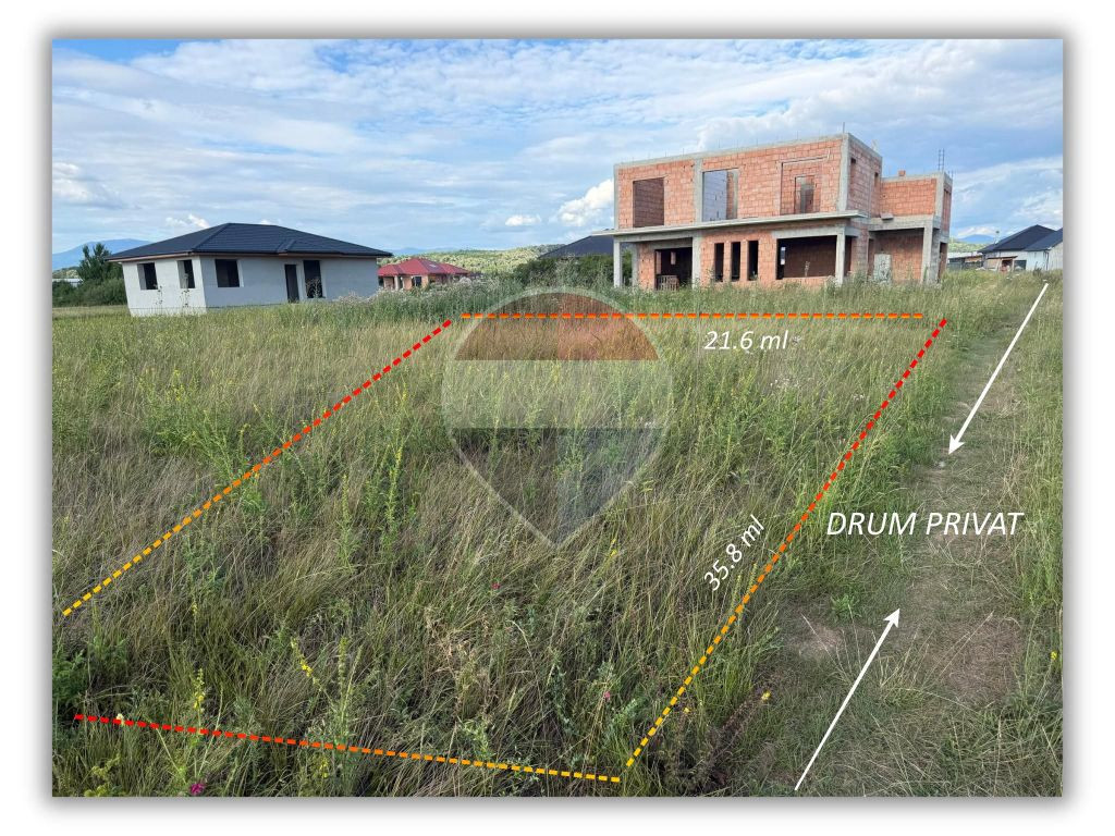 Teren construibil imediat - DE VANZARE