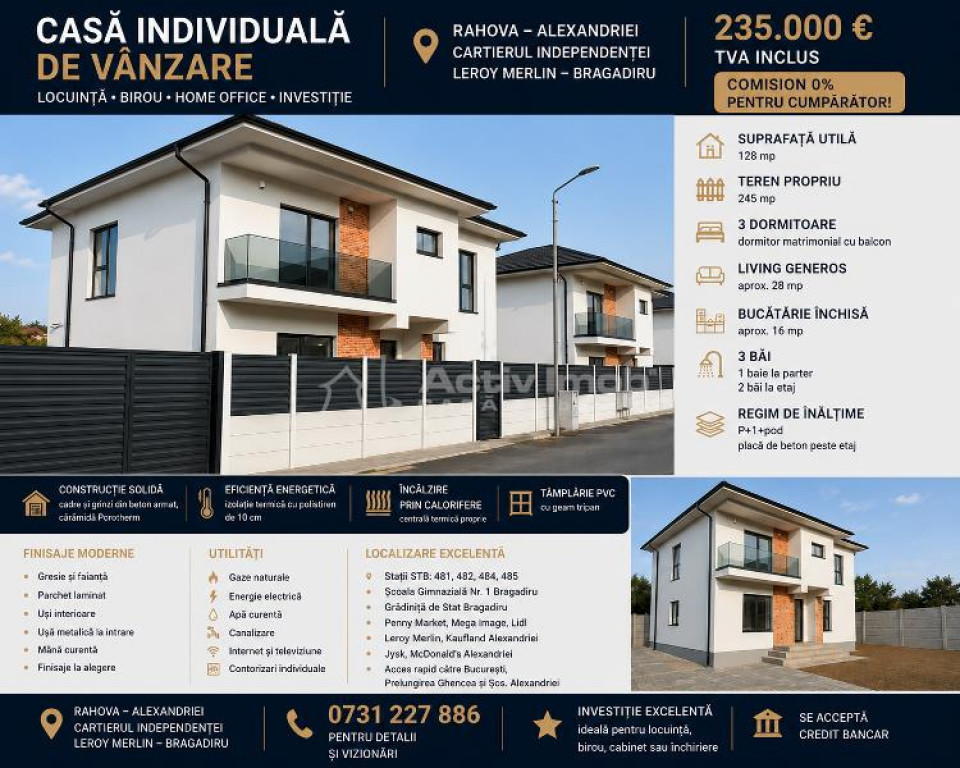 Casa individuala Premium - Locuinta - Birou - Rahova – ...