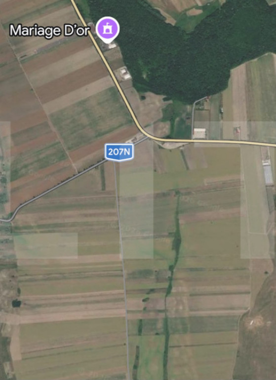 Teren extravilan, 5000 mp, cu 20 ml deschidere - Cristești