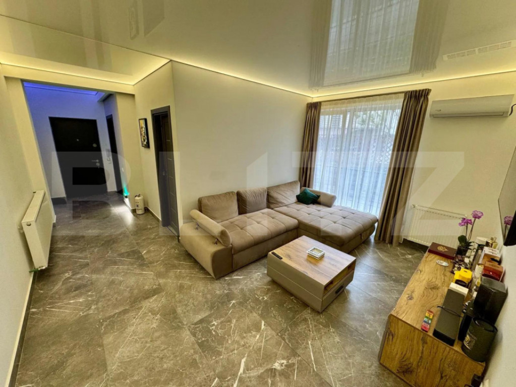 Apartament 3 camere, mobilat si utilat, parcare, parter inal