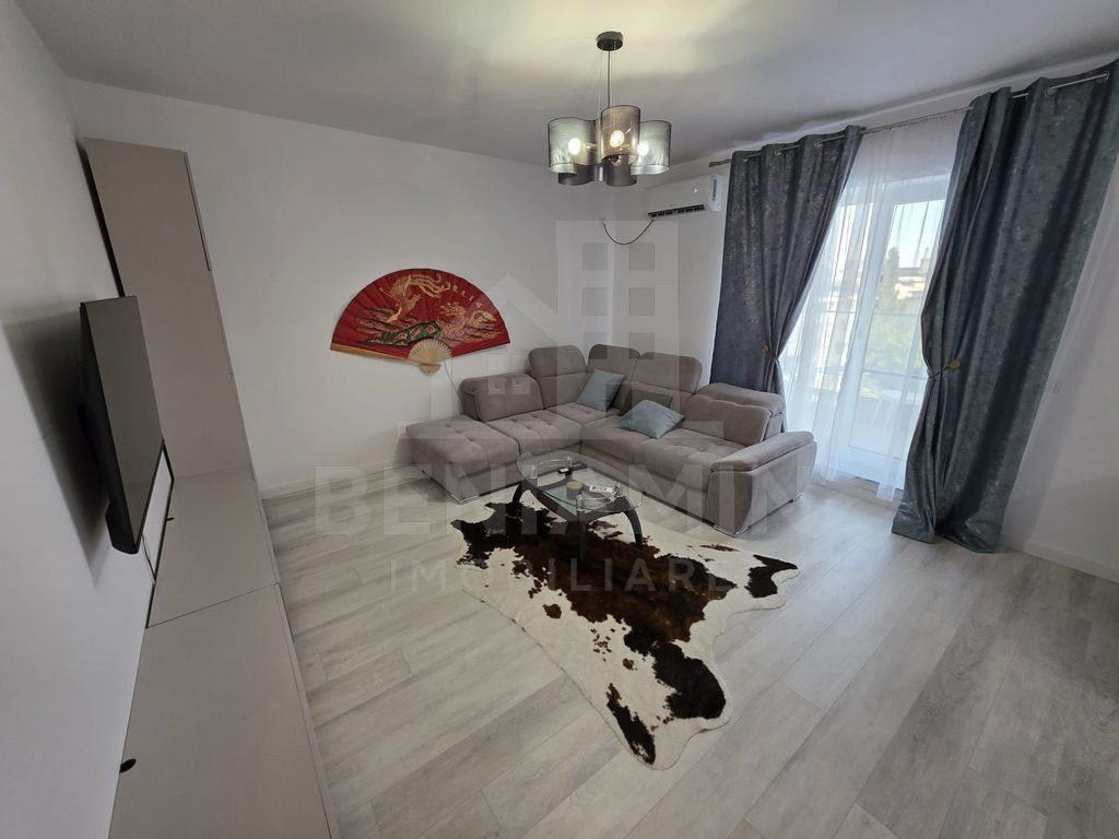 2 Camere- Mobilat- Utilat-Bloc Nou-AC-Centrala Termica- S...