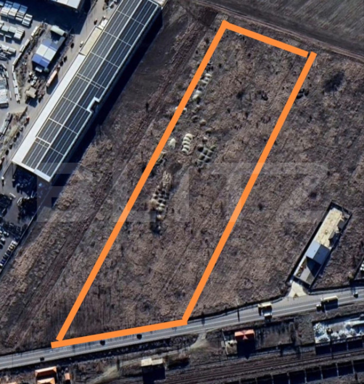 Teren intravilan 1.2ha, deschidere 53 m la DE, langa QFort