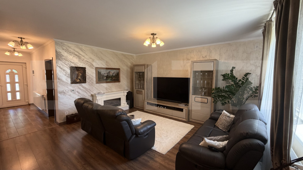 Duplex 3 dormitoare, 120 mp, mobilat și utilat, teren 500 m