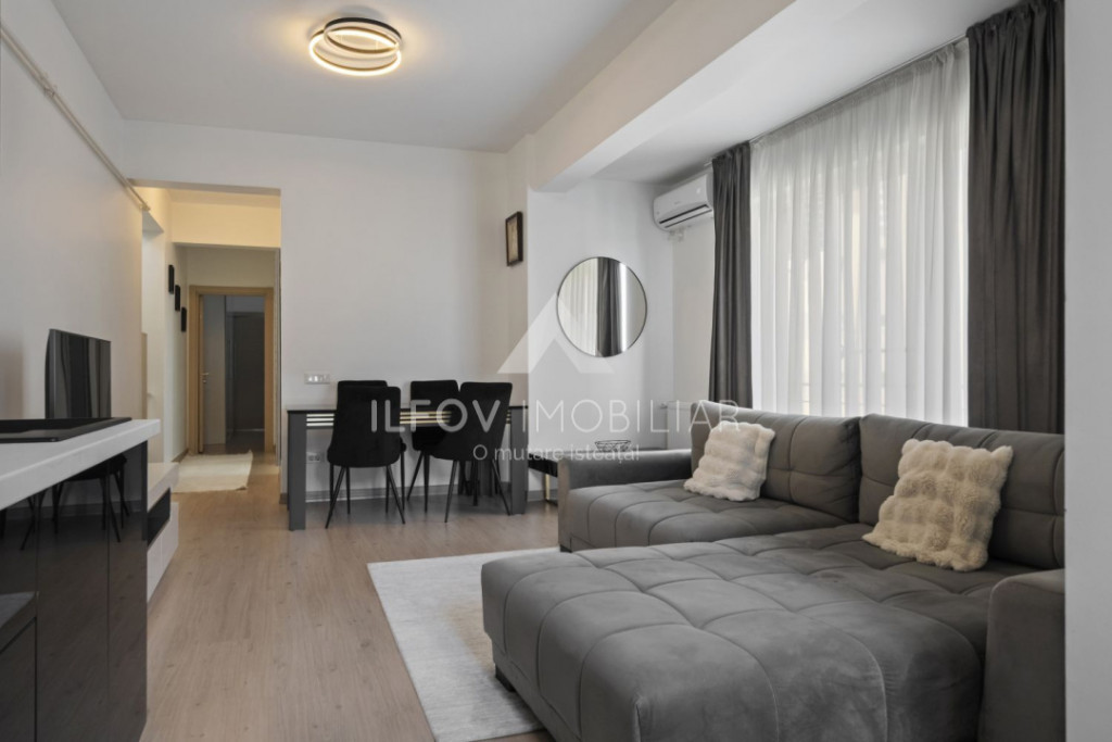 Otopeni, Apartament 3 cam, 72mp, parcare, centrală, mobilat