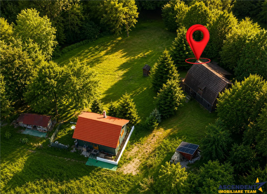 Casa Cabana 2.000 mp teren in miracolul naturii autentice,B