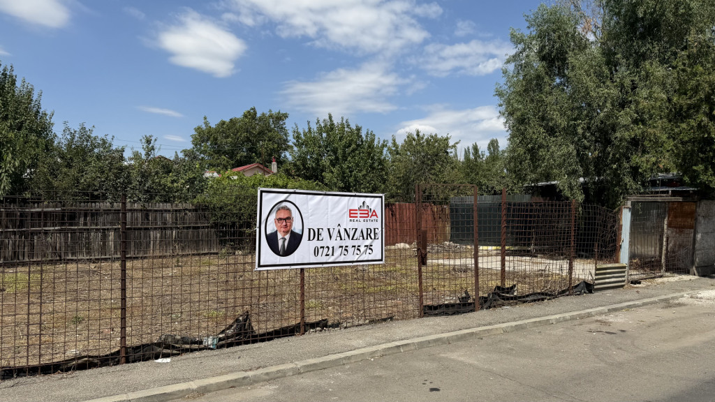 Teren intravilan 302 mp , urbanism , P+4, toate utilitățil