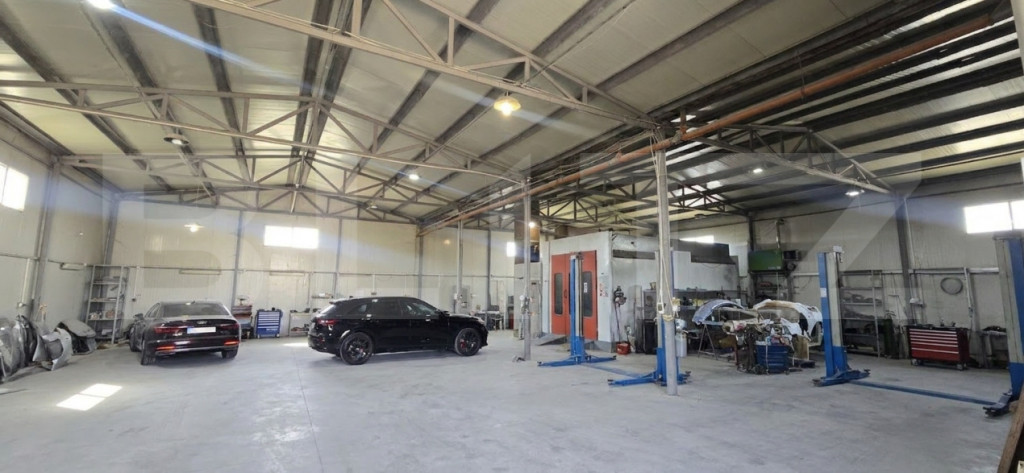 Hala 550 mp, zona Mercedes, Popeci Auto