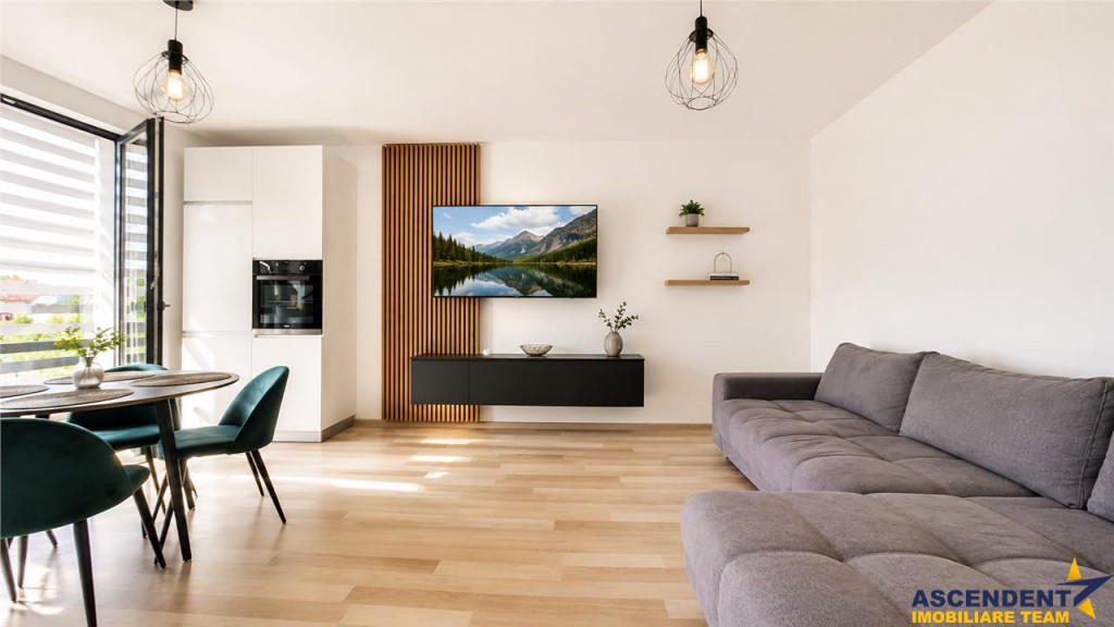 Apartament nou, mobilat si utilat modern, cu loc de parcare