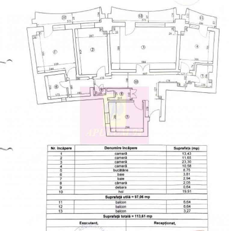 Apartament cu 4 camere de vânzare Lujerului Militari