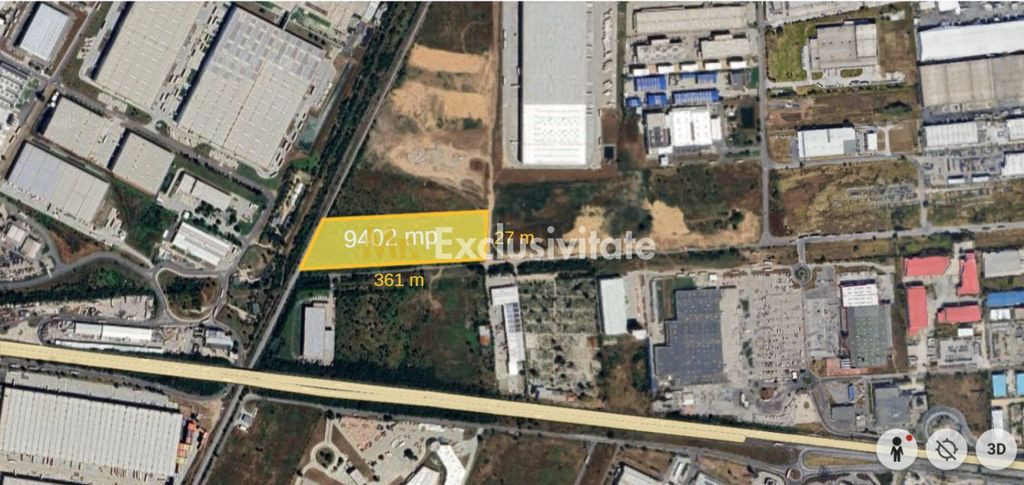 Teren superb 600 mp deschidere la asfalt , 11 m cu adâncime