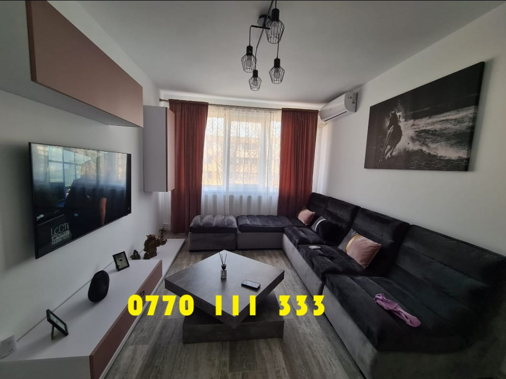 Apartament 3 camere Hipodrom - 64mp - Renovat Recent - Mobil