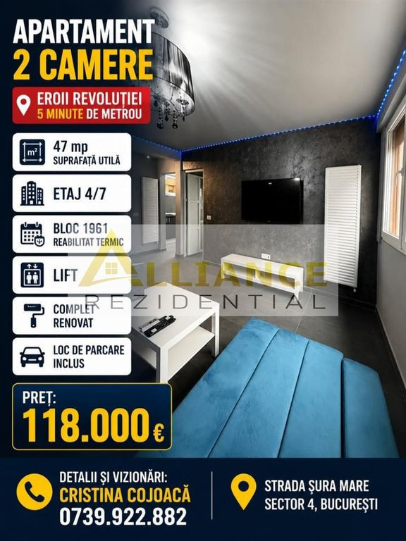 5 Minute Eroii Revolutiei Apartament 2 camere mobilat si ...