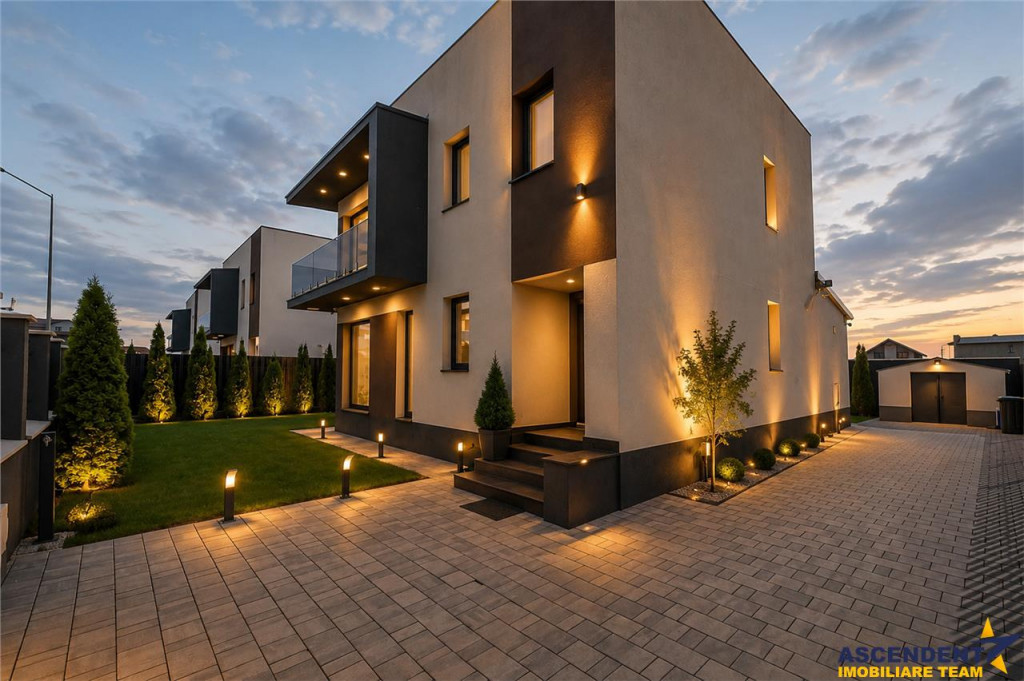 Casa Contemporana Premium, mobilata, utilata, accesorizata,