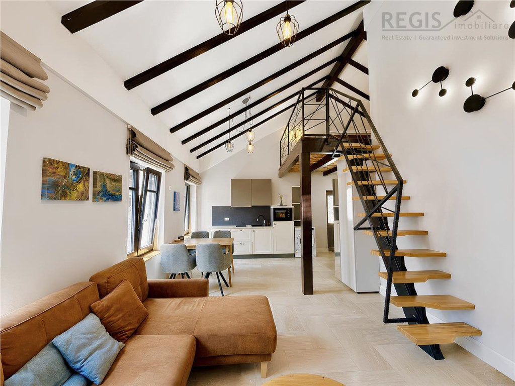 Apartament tip loft cu terasa si incalzire in pardoseala