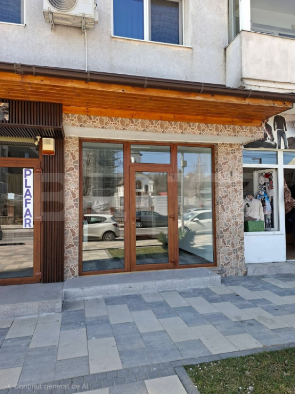 Spațiu comercial central, 31 mp, vad excelent – vis-a-vis