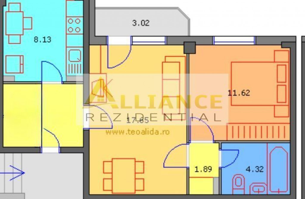 2 camere bloc reabilitat- Brâncoveanu - Izvorul rece