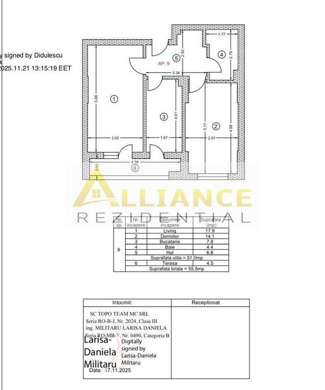 Apartament cu 2 camere decomandat I Parcare subterana