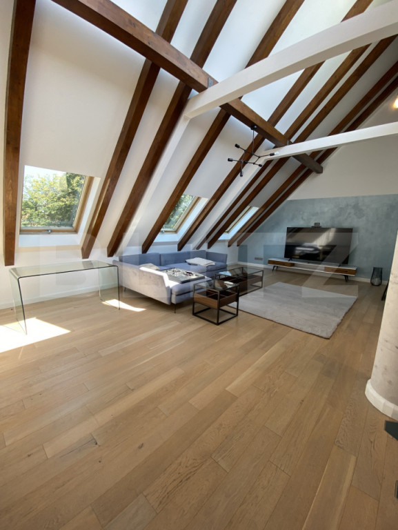 Penthouse de inchiriat, 100 mp utili, garaj+terasa si privel