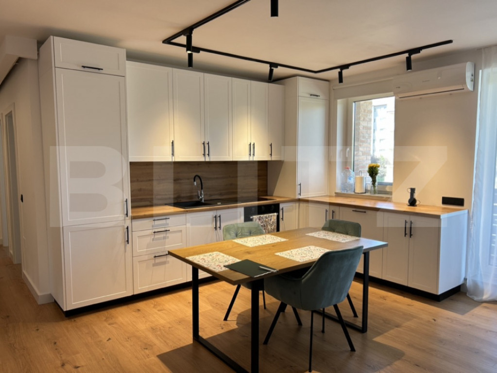 Apartament 4 camere modern, finisat si mobilat – la 8 minu