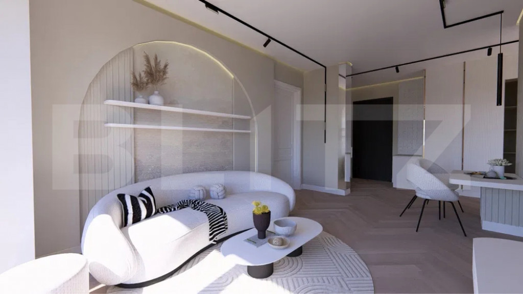 Apartament 2 camere, 55 mp, zona Tudor - Skyline Residence