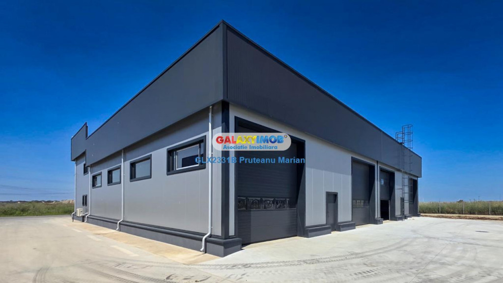 4 hale industriale situate in apropriere de Podul Domnesti