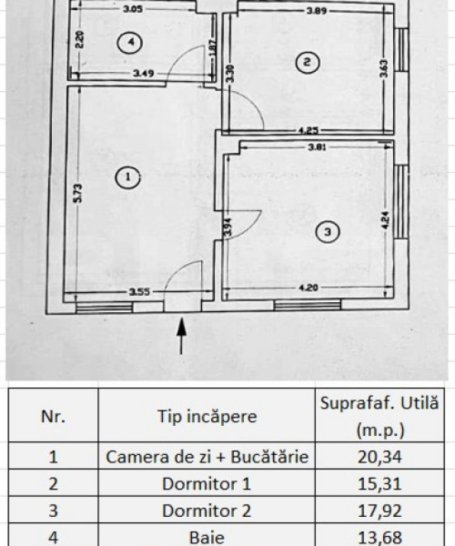 Prima Închiriere Apartament în Vilă toate utilitațile G
