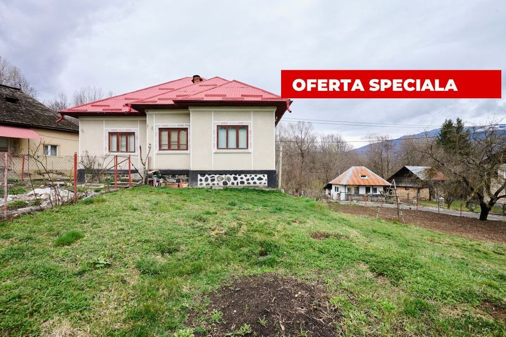 Casa la munte cu teren generos in Com. Nucsoara, loc. Sla...