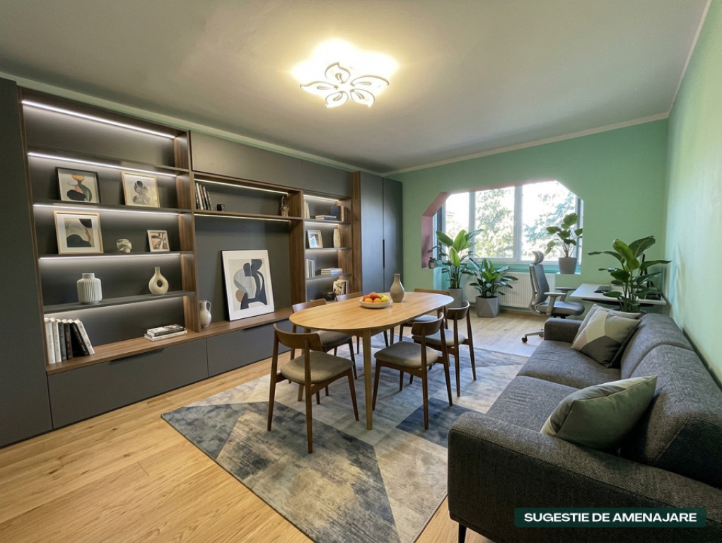 Apartament cu 2 camere, 38 mp, etaj 2, zona Rapsodiei