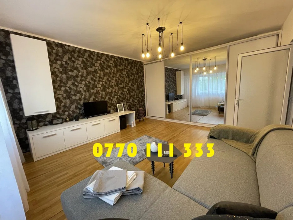 Apartament 1 camera Buzaului, mobilat utilat, suprafata 40mp