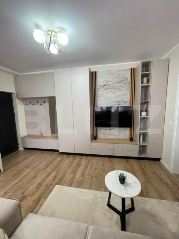 Apartament 40 mp | 2 camere ultrafinisat | complet mobilat |