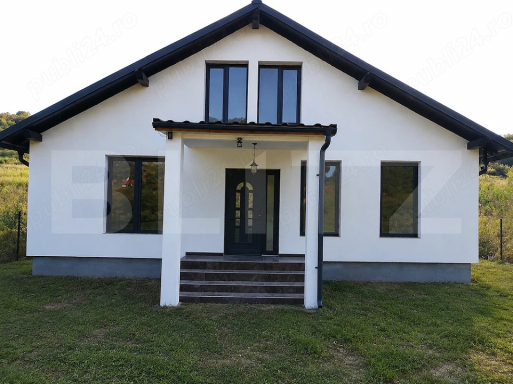 Casă individuală nouă, cu teren de 1.600 mp – la doar 2