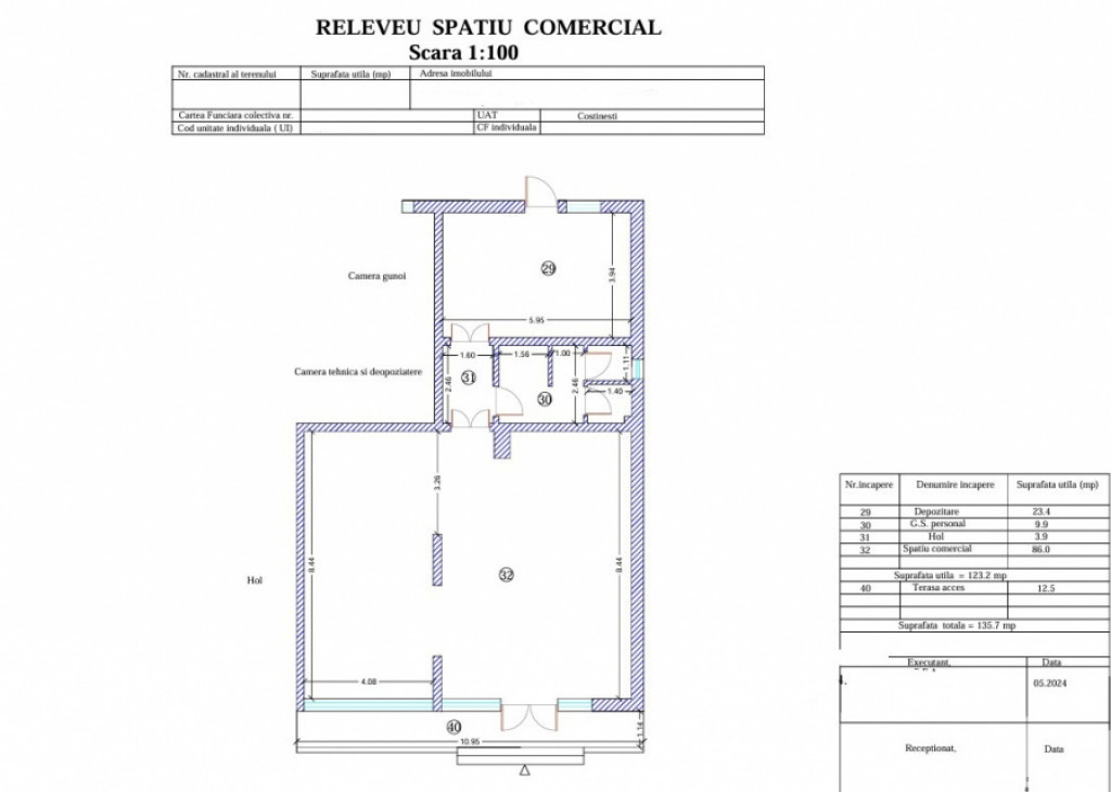 Spațiu comercial de vânzare în Costinești – zona Nibir
