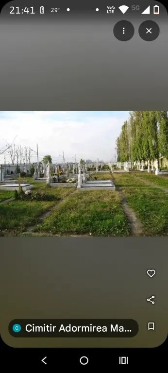 Loc de veci cimitirul Adormirea Maicii Domnului Berceni privat