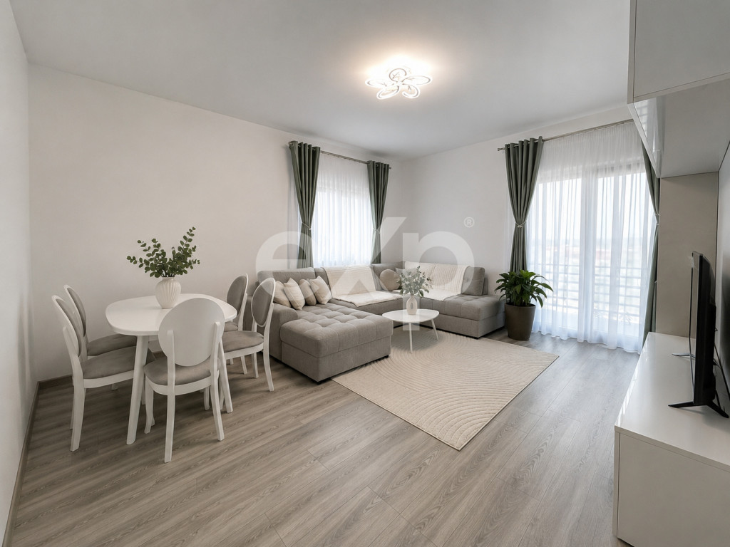 Apartament modern cu 3 camere, situat la etajul 2 al unui im