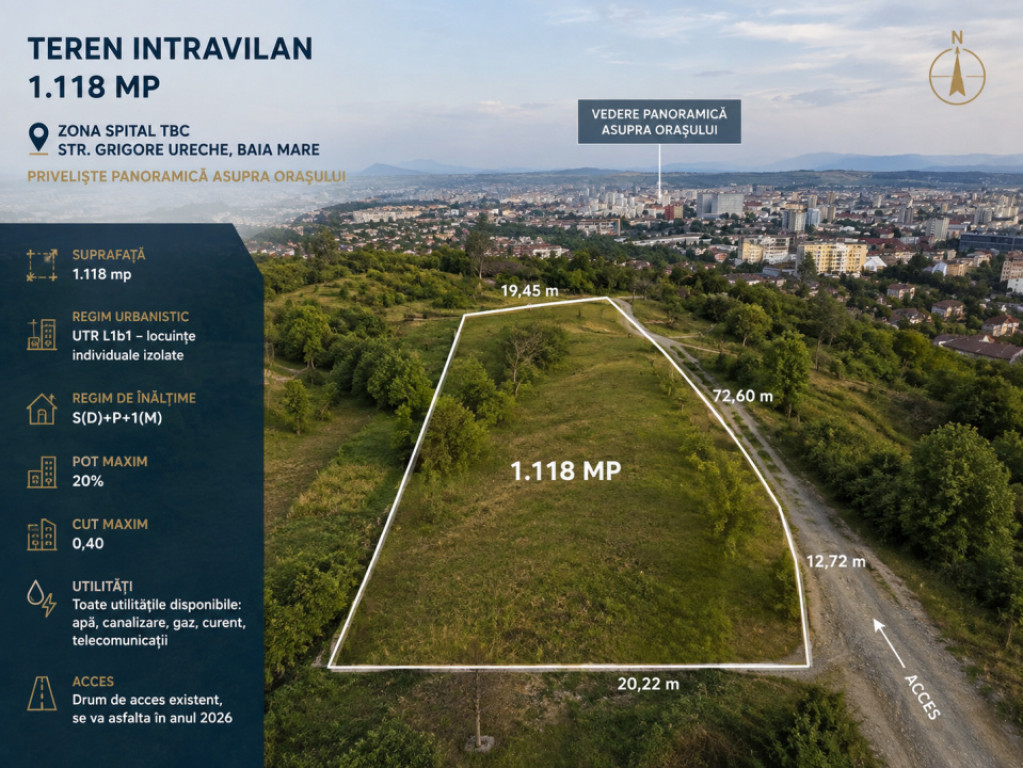 Oportunitate de investiție | Teren 87,49 ari – Valea Borc