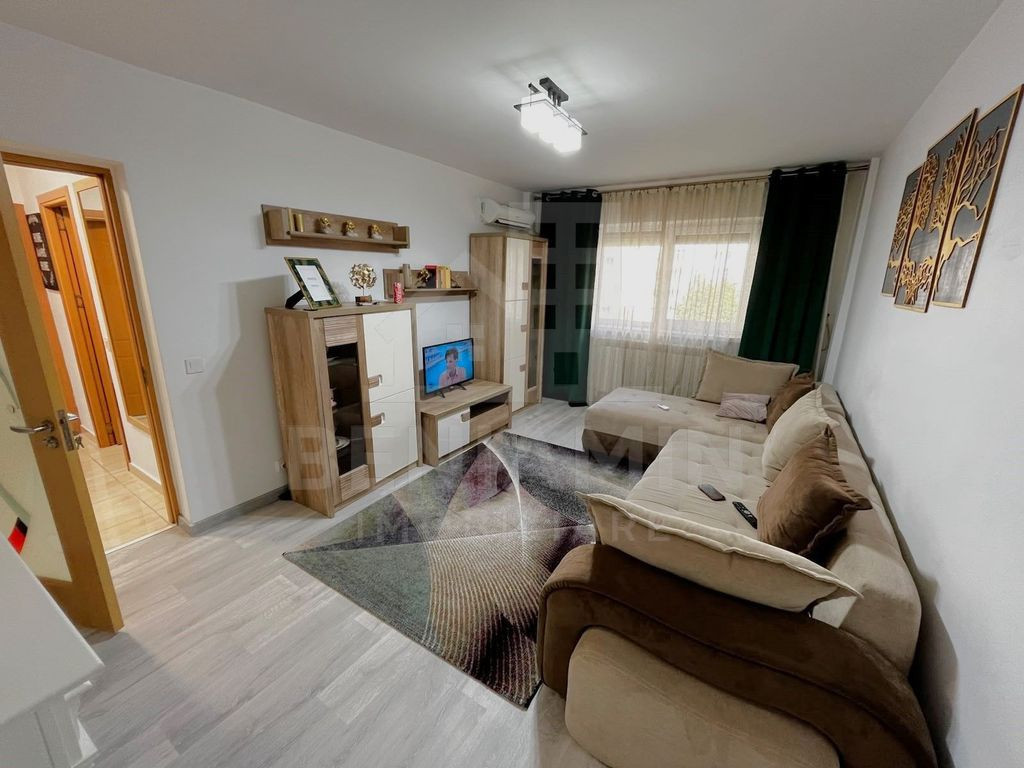 2Camere-Decomandat-Etaj 2-AC-Mobilat-Utilat-Modern-Zona I...