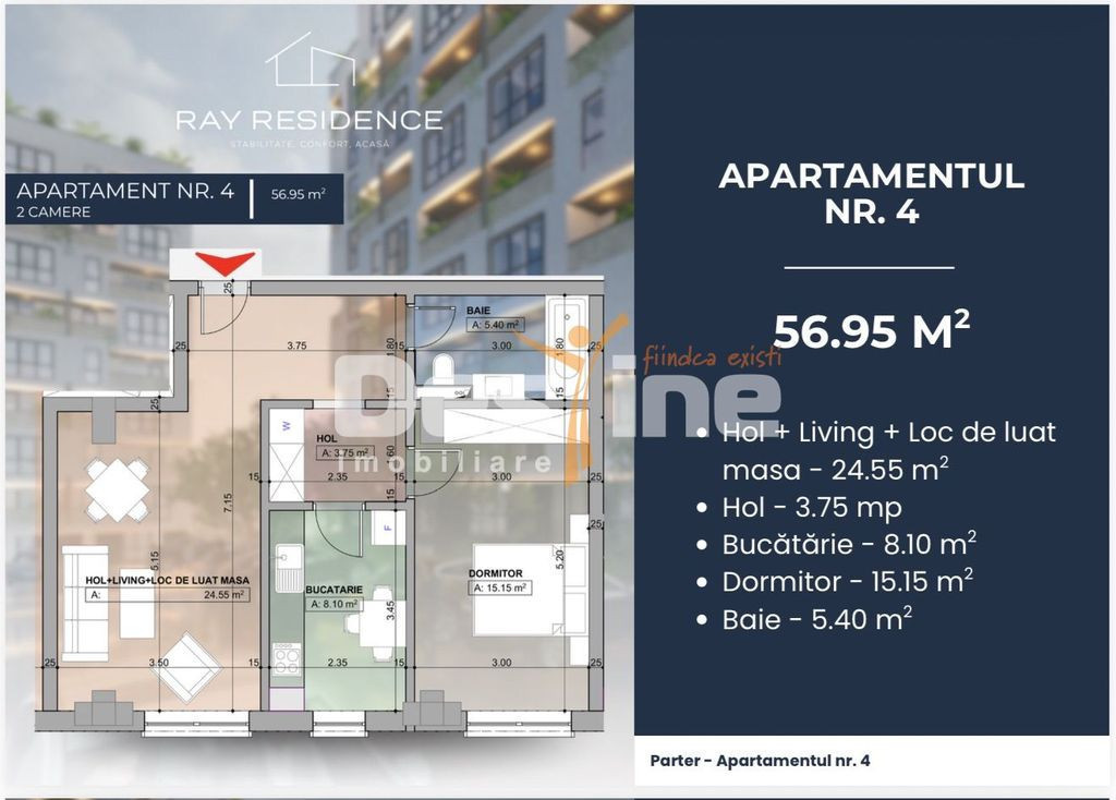 Complex Ray Residence - 2 Camere
