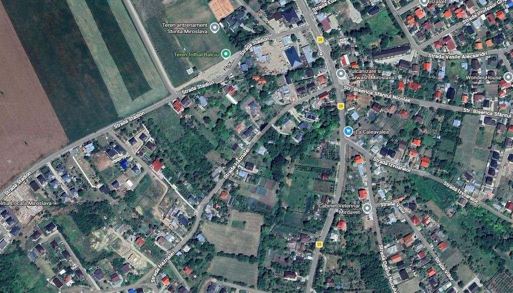 TEREN intravilan MIROSLAVA -Balciu , 930 MP, 89.900 EURO