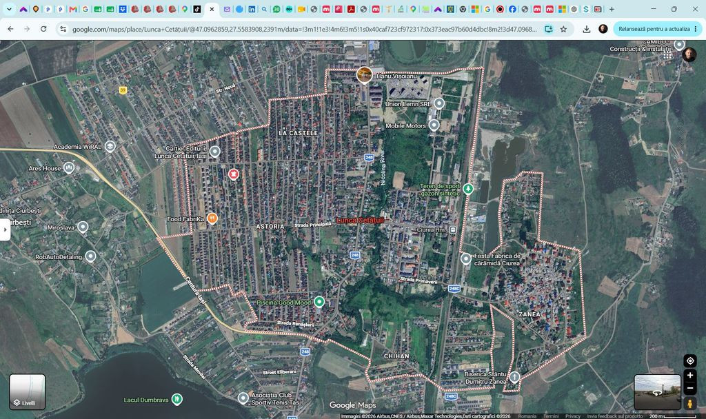 Teren intravilan 1.000 mp, deschidere 53,30 m, Lunca Cet?...