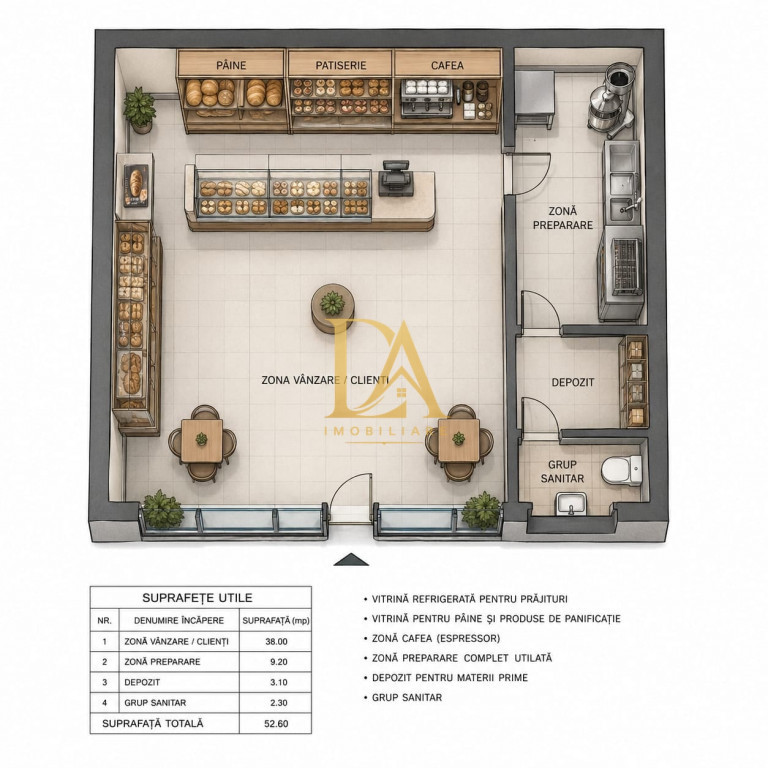 Spațiu Comercial Stradal de Închiriat – 40 mp Timpuri...