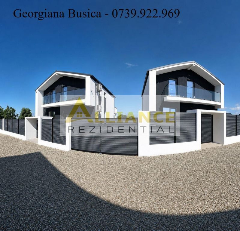 Vila individuala P+M || 5 camere 2 bai || 260mp teren