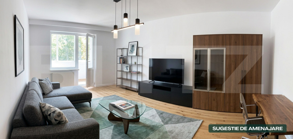 Apartament 2 camere, 50 mp, zona Garii
