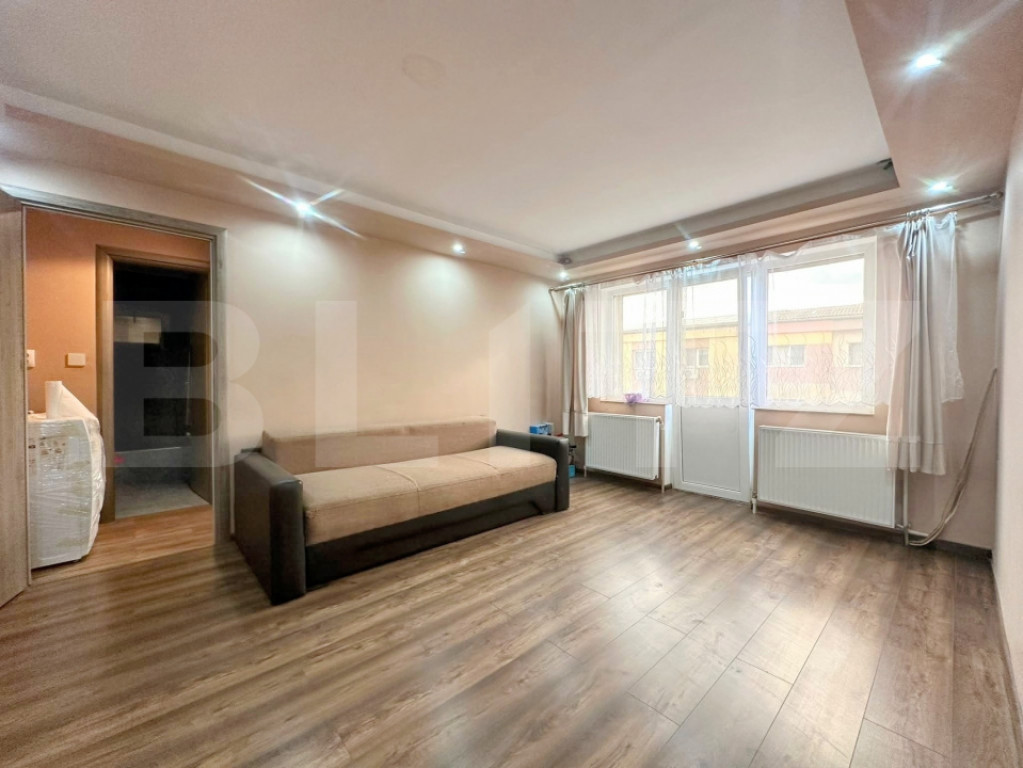 Apartament 2 camere, 40 mp | Renovare completă, instalații