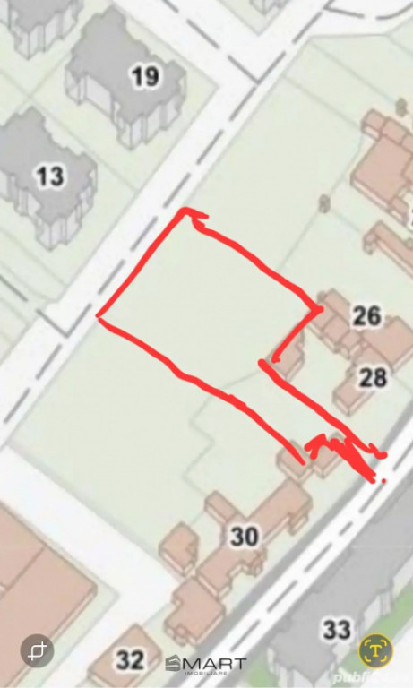 Teren intravilan deschidere la doua strazi zona Turnisor