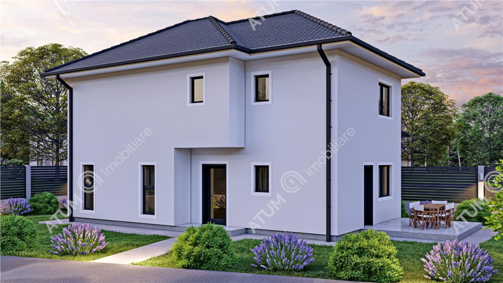 Casa individuala la cheie 4 camere decomandate si 340 mp ter
